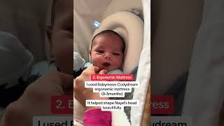 How to shape newborn’s head round newborn newbornbaby babypillow firsttimemom mom newmomtips [upl. by Malim]