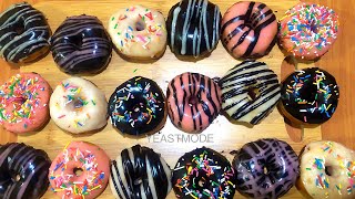 Assorted Glazed DONUTS with only 3 Flavors [upl. by Dosh]