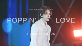 240519 MEGA COFFEE CONCERT in Incheon Poppin Love HENDERY 헨드리 黃冠亨 WayV 4K fancam [upl. by Langley]