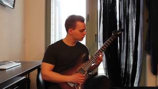 The Black Dahlia Murder  Map of Scars Solo Cover by Alexander Wahler [upl. by Aivin]