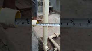 Cpvc pipe fittingshortvideo plumbingwork plumbingfittings [upl. by Assiralk]