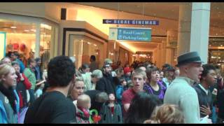 200 shoppers break out In song at Portland mall [upl. by Bigg]