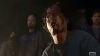 The Walking Dead 7x01  Negan kill Glenn Scene Glenn Death [upl. by Fabrianne17]