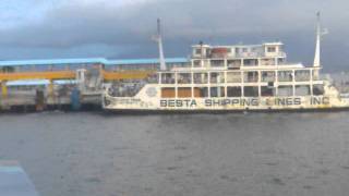 Besta Shipping Lines Baleno Tres docking at Batangas Port [upl. by Ahseit]