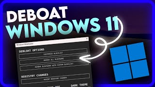 How to Debloat Windows 11  Tutorial 2024 [upl. by Patty485]