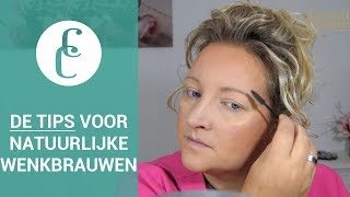 Natuurlijke wenkbrauwen tekenen  Creative Cosmetics [upl. by Skipp]