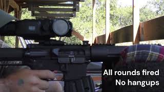 30 Remington AR  7 round magazine range test  ZERO ISSUES [upl. by Lirpa610]