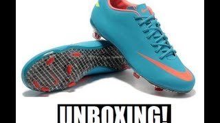 Nike Mercurial Vapor VIII ACC Unboxing  Retro OrangeTurquoise  By Ben [upl. by Nofpets]