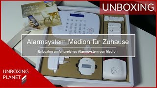 Unboxing Alarmsystem von Medion für Zuhause  Unboxing Planet [upl. by Rehpretsirhc406]