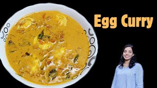 Egg Curry Recipe Kerala Style Mutta Curry Recipe Malayalam [upl. by Aisyram]