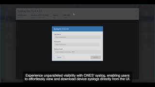 Aviz ONES Demo Series part 7 SSH amp Console Syslog [upl. by Moazami]