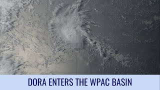 Typhoon Dora enters the Western Pacific Ocean  August 12 2023 [upl. by Wardlaw]