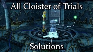 Final Fantasy X All Cloister of Trials Solutions [upl. by Enilkcaj]