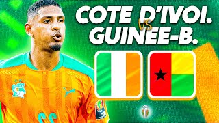 🔴 🇨🇮🇬🇼 CÔTE DIVOIRE  GUINÉE BISSAU 🔴 CAN 2024  MATCH DOUVERTURE  Coupe Afrique Nations  Live [upl. by Karmen]