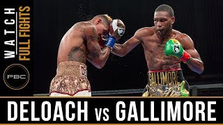 Deloach vs Gallimore FULL FIGHT July 30 2017  PBC on FS1 [upl. by Ehling]