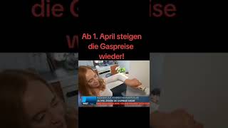 Gaspreise steigen ab April wieder in Deutschland an  politik youtube video viral shorts [upl. by Dorsy984]