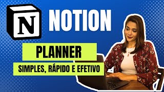 NOTION Como criar um Planner GRATUITO em 10 minutos [upl. by Yemrots555]