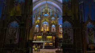 NotreDame Basilica in Montréal One of Canada’s most iconic churches montrealtourism montreal [upl. by Ainitsirhc]