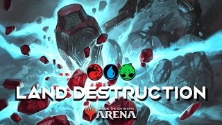 Land destruction  TEMUR RAMP STANDARD BO1 DECK GUIDE  Waking the trolls KALDHEIM MTG Arena list [upl. by Mariand855]