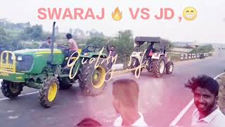 SWARAJ 744 4X4 KING FOR 50 HP VS JOHN DEERE 5050D 4X4 swaraj744 swaraj855 swaraj963 [upl. by Sanfred]