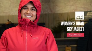 Jack Wolfskin Oban Sky Jacket  Womens Expert Review 2023 [upl. by Calise]