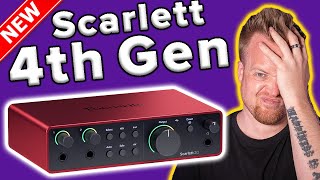 DID THEY GET THIS WRONG Focusrite Scarlett 2i2 4th Generation [upl. by Anuala]