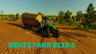 DEUTZ FAHR 5110G│FARMİNG SİMULATOR 22 [upl. by Anahsat]