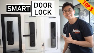 50 Smart Digital Door Locks  Which My Favorite Top 3 [upl. by Ahsitauq309]