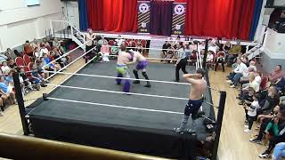 Eli Valentine amp Johnny Sterling vs RAVEBOY amp Pinky The Pirate  House of Pain Wrestling  23092022 [upl. by Kenyon]