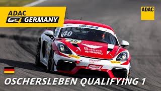 Live Qualifying 1  ADAC GT4 Germany  Motorsport Arena Oschersleben [upl. by Nirmak]