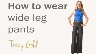 How to wear wide leg pants for women over 40  fashion for women over 40 [upl. by Ititrefen313]