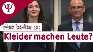 Kleider machen Leute  Sozialpsychologie mit Prof Erb [upl. by Penn142]