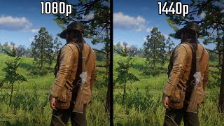 Red Dead Redemption 2  1080p vs 1440p Comparison [upl. by Papke]