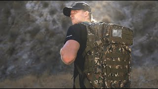 Tactical Military 45L MOLLE Rucksack Backpack [upl. by Conte]