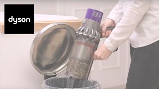 How to empty the bin on your Dyson Cyclone V10™ cordless vacuum [upl. by Woody488]