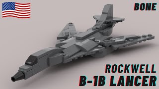 Lego Rockwell B1B Lancer Tutorial [upl. by Lainey]