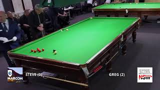 Steve Fabian vs Greg AghayanNSW Intermediate Snooker Event 112072024 [upl. by Mosa344]