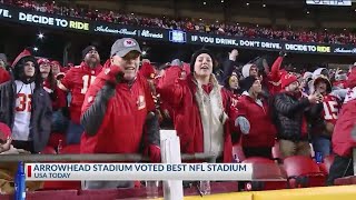 Arrowhead named top stadium in NFL [upl. by Fari]