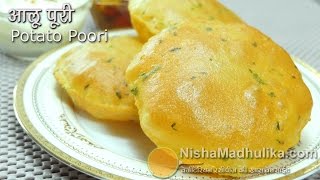 आलू मसाला पूरी  नाश्ते या टिफिन के लिये  Aloo Puri Recipe  Potato Poori  Alu ki puri [upl. by Ailecnarf275]