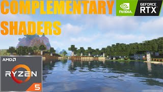 COMPLEMENTARY SHADERS IN MINECRAFT 1182 RTX 3060 12GB  Ryzen 5 3600 FPS TEST [upl. by Yatnod]