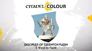 Tips amp Tricks Disciples of Tzeentch Flesh [upl. by Meggie]