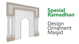 Special Ramadhan Design Ornament Masjid [upl. by Yaffit]