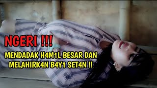 Perempuan ini mendadak hamil dan melahirkan bayi setan  Film hamil [upl. by Rodriguez]