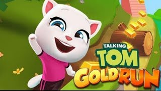 Talking Tom Gold Run  Angela  2 x Gameplay Android and IOS [upl. by Inaja]