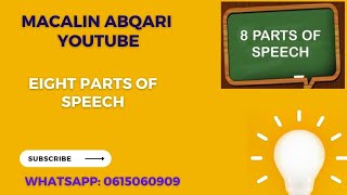 AfSomaali ku baro Eight part speech  PART 1 [upl. by Pickard]