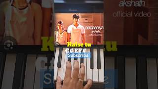 Nadaaniyan Piano Tutorial Nadaniyaan pianoeasy way piano cutesong music lovesong cristiano [upl. by Laekcim]