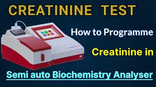 How to Program Creatinine In Agappe Mispa viva biochemistry analyser [upl. by Dougy236]