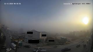 Ioannina  Advection Fog timelapse [upl. by Ahtabbat512]