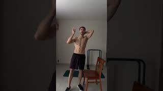 Exercices abdos avec une chaise 🔥absworkout workout beginerworkout viral ventreplat fit [upl. by Eirolam]