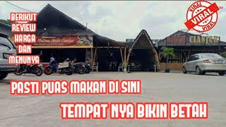 WISATA KULINER RUMAH MAKAN ABAH CIANJUR [upl. by Elyk]